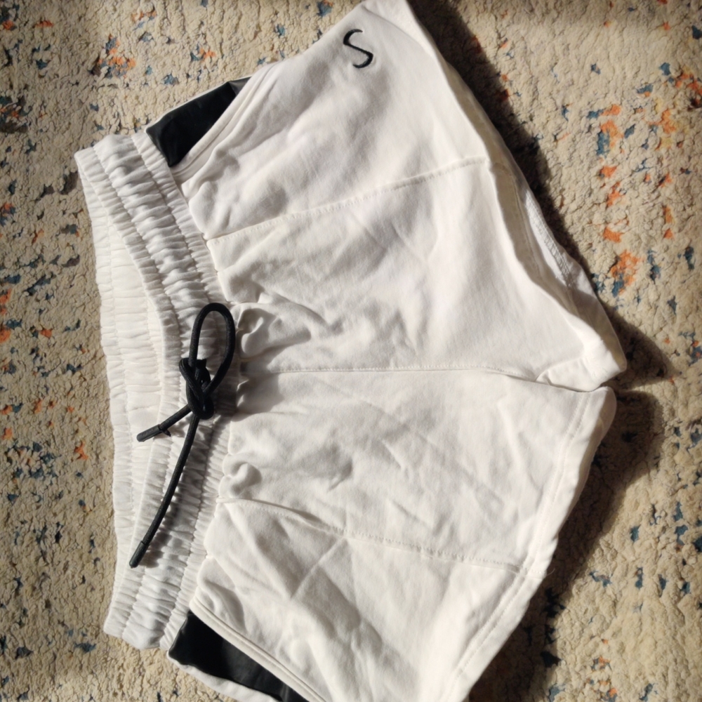 White TLF Sport Shorts